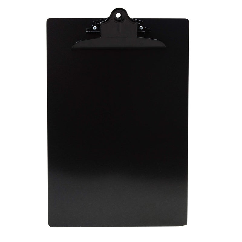 Saunders Black Recycled Aluminum Clipboard with Black Clip - 8.5 x 11 inch Letter Size Document Holder - Ideal for Home, Office, and Business Use (23516) - Image 1